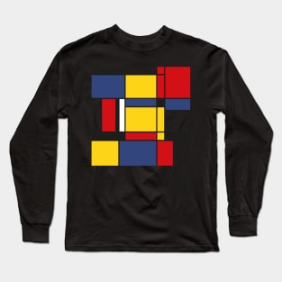 Downtown, Tribute to Mondrian Long Sleeve T-Shirt